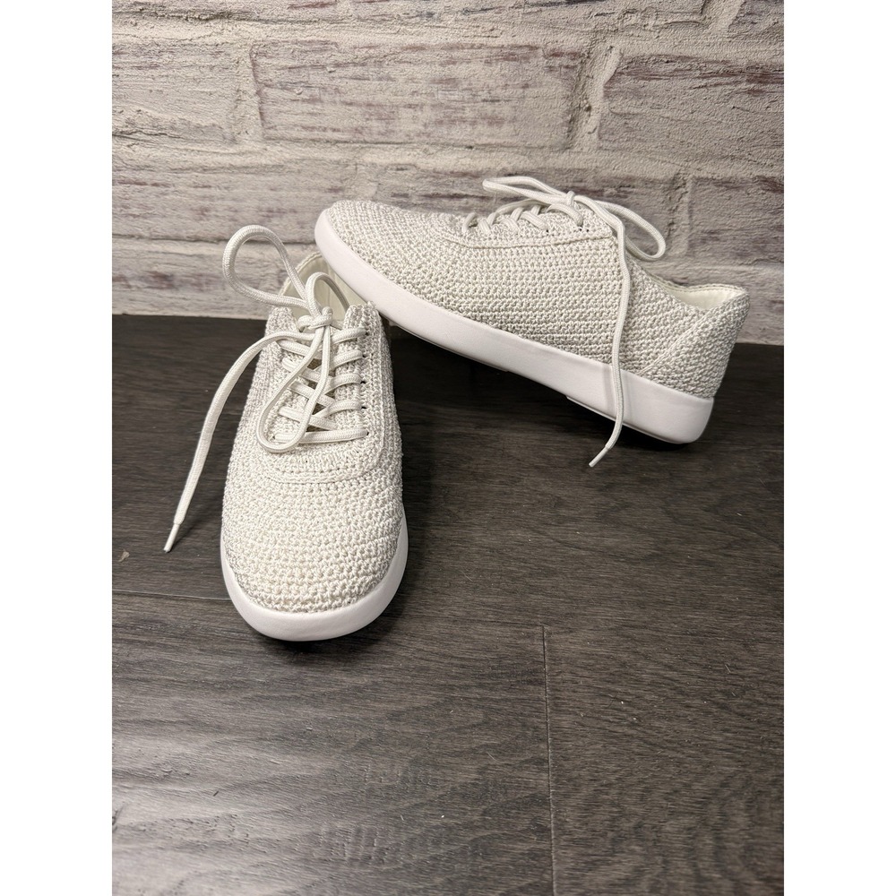 The Sak Asha Low Top Comfort Sneaker Crochet‎ Women's Size 10 US Natural Boho